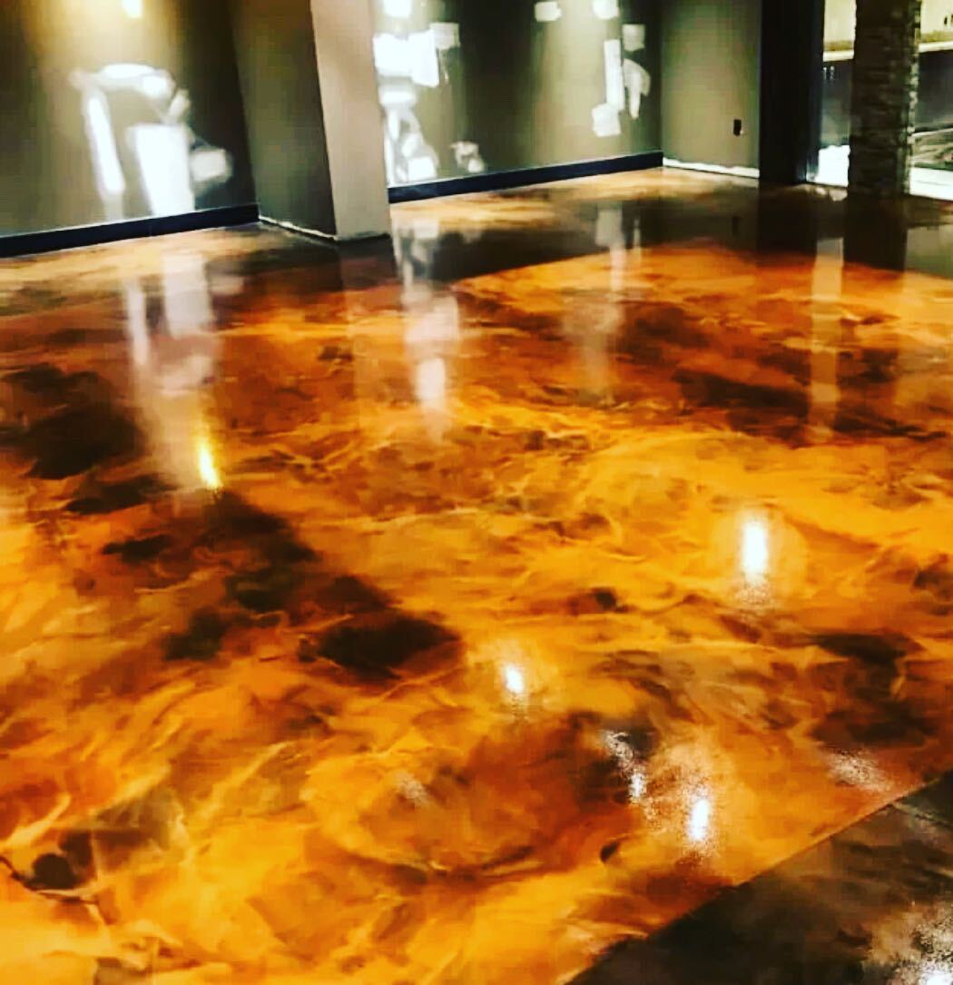 High-quality epoxy flooring work